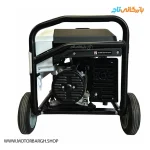 نمایی از دینام و اگزوز موتور برق بنزینی آگرو 3.2 کیلو وات مدل AG3800B