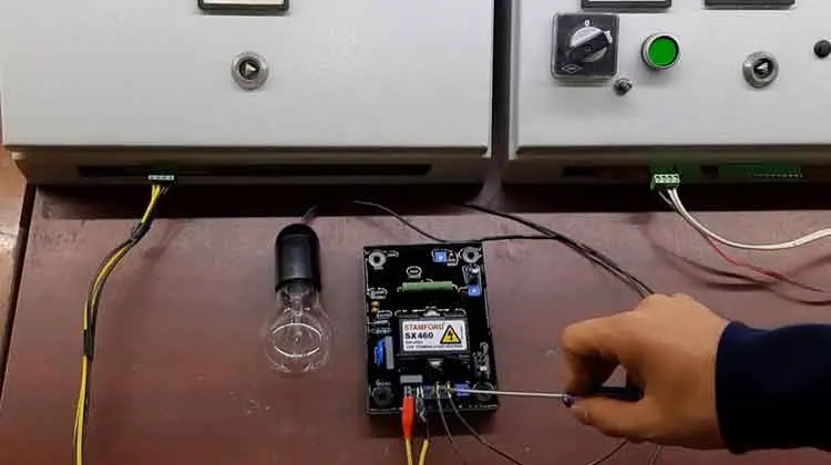 نحوه تست avr ژنراتور