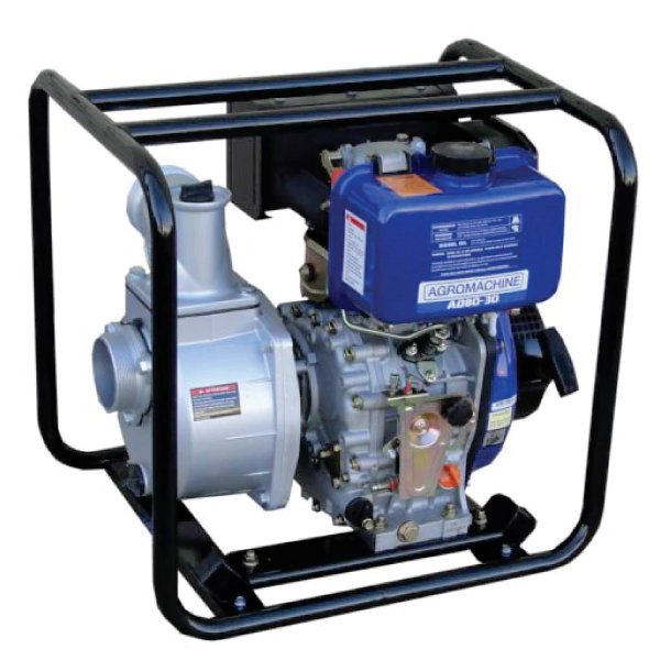 موتور پمپ آب آگرو دیزلی 3 اینچ هندلی مدل AD80-30