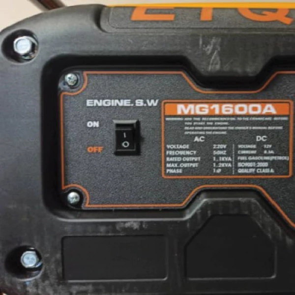 موتور برق ETQ بنزینی 1.2 کیلووات مدل MG1600