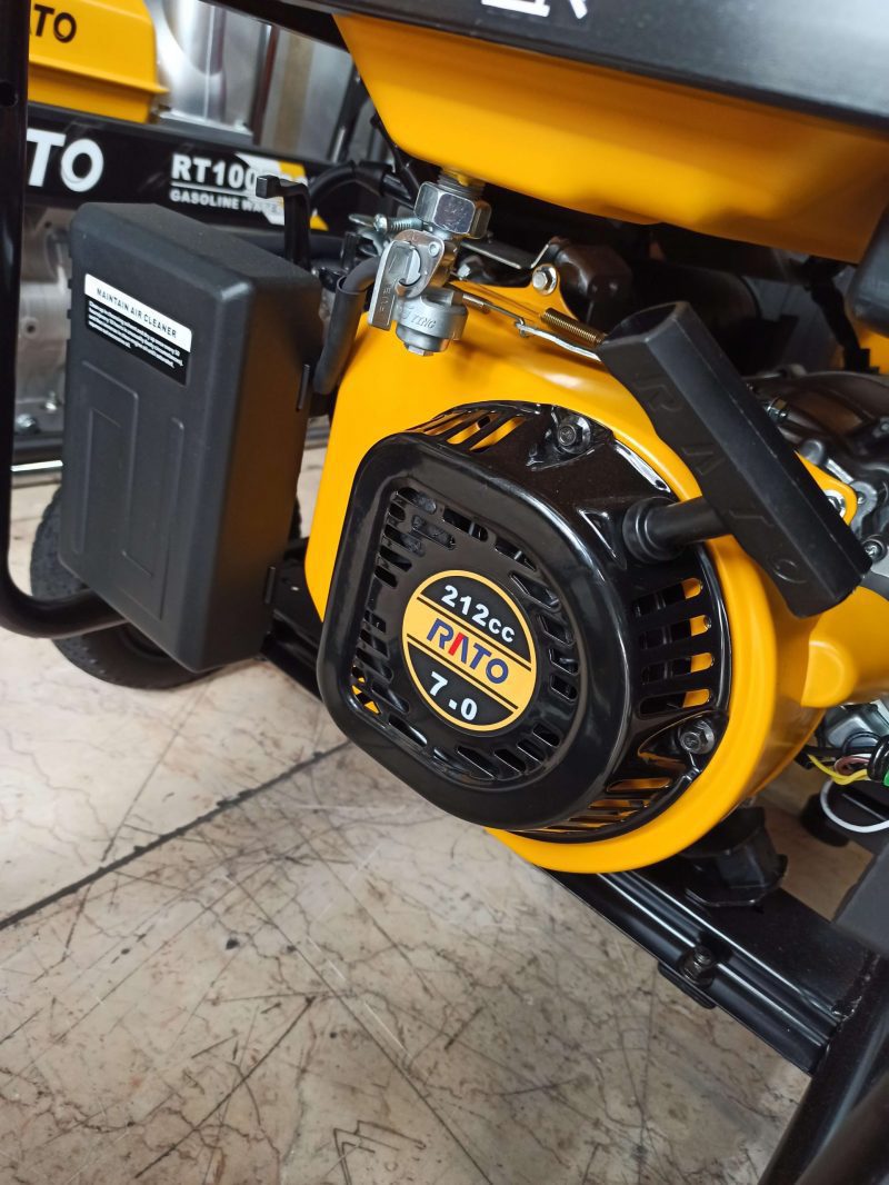 موتور برق راتو 5500 با چرخ و دسته | بنزینی | بهمراه باتری | RATO R5500DWHB+