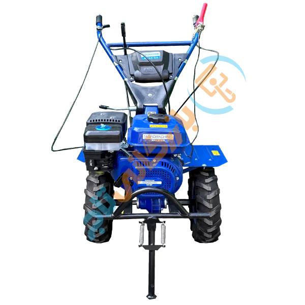 نمای روبه رو تیلر بنزینی 7 اسب بخار آگرو AMC6-G6