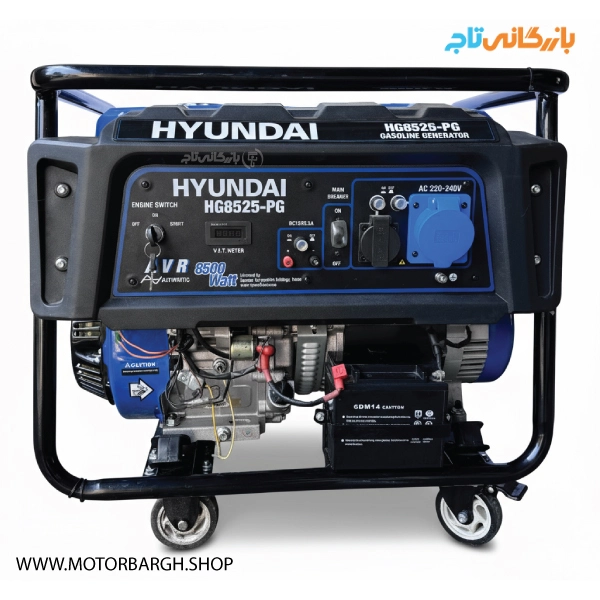 موتور برق هیوندای 8.5 کیلووات مدل HG8525PG