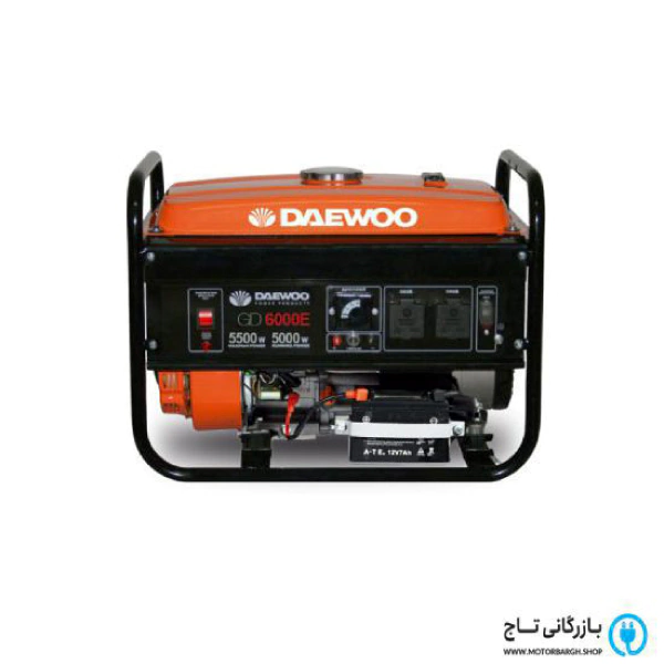 موتور برق بنزینی استارتی دوو مدل GD6000E