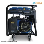 نمایی از هندل و فیلتر هوا موتور برق بنزینی هیوندای 6.5 کیلووات مدل HG9650PG