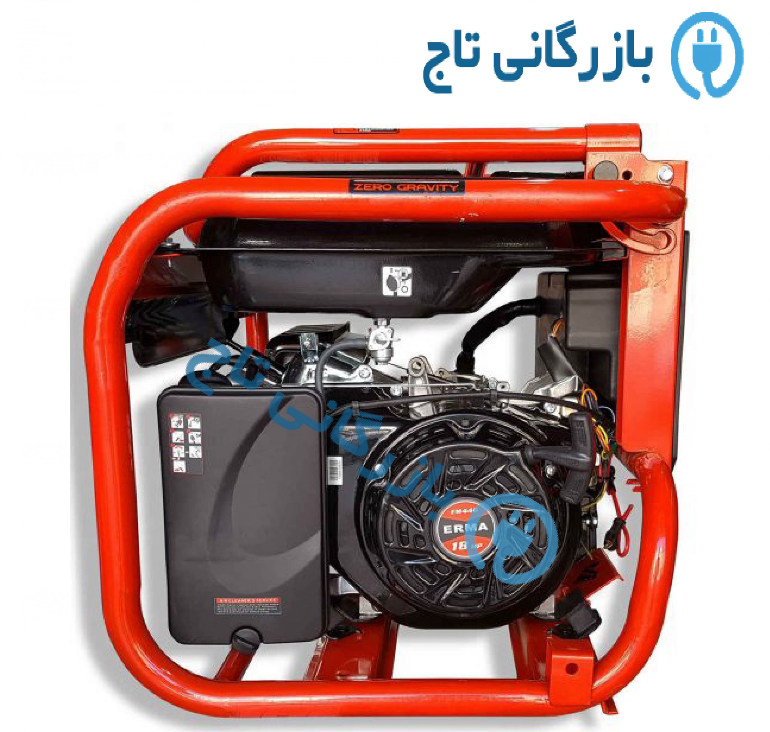 موتور برق ارما 7.5کیلو وات مدل EM10900AE2 بنزینی-استارتی