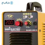 پنل دستگاه جوش صبا الکتریک مدل R-INV-200 N (IGBT) با جریان 200 آمپر