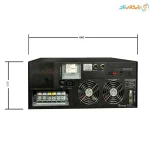 نمای پشت از یو پی اس فاراتل مدل CAD10KX1-RT-4U سری Cadillac بدون وقفه