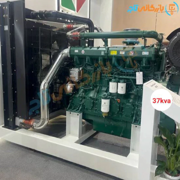 دیزل ژنراتور لیستر پیتر 37 کاوا مدل LPW4 آب خنک 4 سیلندر