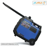 نمایی از چزخ و دسته موتور برق بنزینی زونگشن 3.8 کیلووات مدل BQH4000E کیفی کم صدا