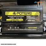 باتری موتور برق پوتر 3.8 کیلووات مدل PT8000VES استارتی بهمراه چرخ و دسته و باطری