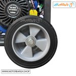 تصویر چرخ موتور برق بنزینی هیوندای 6.5 کیلووات مدل HG8556 استارتی تک فاز