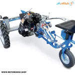 تصویر دروگر سه چرخ علف چین BCS مدل 622 دیزلی با موتور Antor Motor 3LD 510 هندلی