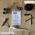تصویر اقلام همراه موتور پمپ بنزینی زونگشن 1.5 اینچ 15 متری مدل XG15 هندلی