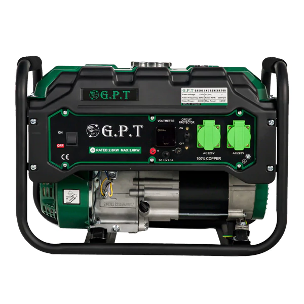 نمای کلی موتور برق GPT توان 3 کیلووات GP-3700