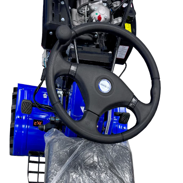 نمای فرمان تیلر کولتیواتور 4 چرخ آگرو چراغ دار 12 اسب بخار مدل AG001-2