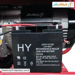 تصویر باتری موتور برق بنزینی جیانگ دانگ ۸.۵ کیلووات مدل JD8500THEBT تک فاز و سه فاز استارتی