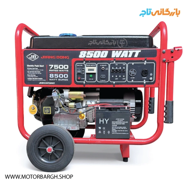 موتور برق بنزینی جیانگ دانگ ۸.۵ کیلووات مدل JD8500THEBT تک فاز و سه فاز استارتی