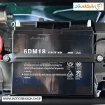 تصویر باتری موتور برق بنزینی GPT توان 10 کیلووات مدل GPA13000E تک فاز استارتی