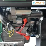 تصویر ورودی روغن موتور برق بنزینی GPT توان 10 کیلووات مدل GPA13000E تک فاز استارتی