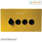نمایی از سوکت‌های تابلو موتور برق بنزینی زونگشن 8.5 کیلووات مدل KB9000E-ATS اتوماتیک