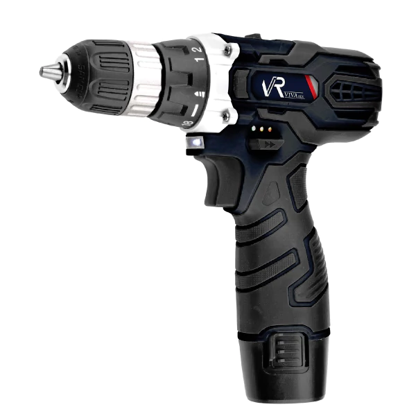 دریل شارژی ویوارکس 12 ولت مدل VR12V-2A دو باتری با لوازم