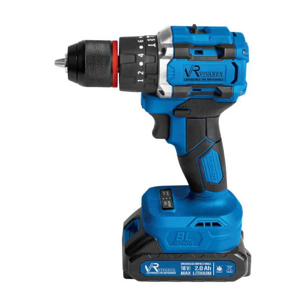 دریل پیچ گوشتی شارژی چکشی ویوارکس 18 ولت مدل VR1810V-IBL