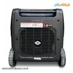 نمایی از اگزوز موتور برق بنزینی ای پاور 6.5 کیلووات مدل SM6500Di اینورتری سوپر سایلنت به همراه ویدیو معرفی