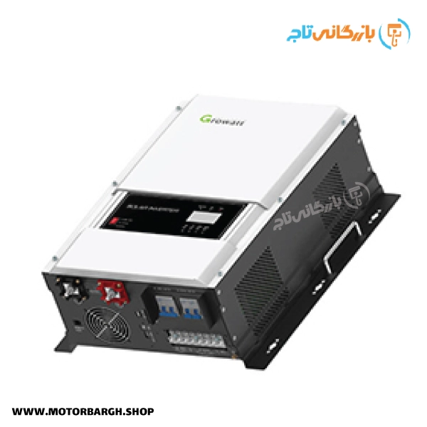 سانورتر GROWATT با توان 8 کیلووات 48 ولت 120 آمپر MPPT مدل SPF8000THVM