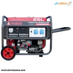 پنل کاربری موتور برق بنزینی ای پاور 3 کیلووات مدل A4000CE تک فاز سری POWER MONSTER