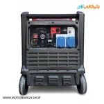 نمایی از پنل کاربری و چرخ موتور برق بنزینی ای پاور 9.5 کیلووات مدل SM9500Di اینورتری سایلنت به همراه ویدیو معرفی