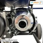 تصویر اگزوز موتور برق بنزینی آبکو 8.5 کیلووات مدل A15000ES-ATS به همراه تابلو ATS اتومات