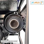 اگزوز موتور برق بنزینی آگرو 13 کیلووات مدل AG16000EDG تک فاز سه فاز استارتی