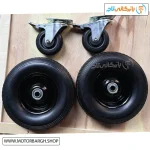 تصویر چرخ موتور برق بنزینی آگرو 19 کیلووات مدل AG23000EDG تک فاز و سه فاز