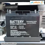 باتری موتور برق بنزینی آبکو‌ 7.5 کیلووات مدل A10000ES تک فاز استارتی