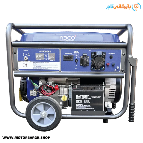 موتور برق بنزینی آبکو 8.5 کیلووات مدل A15000ES تک فاز
