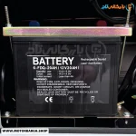 باتری موتور برق دیزلی آبکو 8 کیلووات مدل A8GFLDEX تک فاز استارتی