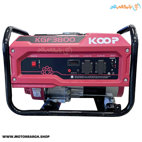 موتور برق بنزینی کوپ 3.1 کیلووات مدل KGF3800 تک فاز