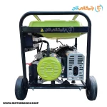 نمایی از اگزوز و دینام موتور برق سه گانه سوز رونی 8.5 کیلووات مدل RM8.5KW استارتی