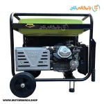 تصویری از موتور و اگزوز موتور برق سه گانه سوز رونی 8.5 کیلووات مدل RM8.5KW استارتی