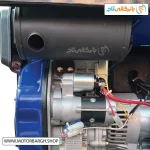 تصویر اگزوز موتور برق دیزلی آگرو 9 کیلووات مدل AD11000E3D تک فاز و سه فاز