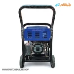 نمایی از دینام و باتری موتور برق دیزلی آگرو 9 کیلووات مدل AD11000E3D تک فاز و سه فاز