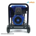 نمایی از موتور و فیلتر هوا موتور برق دیزلی آگرو 9 کیلووات مدل AD11000E3D تک فاز و سه فاز