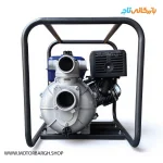 نمایی از ورودی و خروجی موتور پمپ بنزینی آبکو 3 اینچ 70 متری AWP30H هندلی