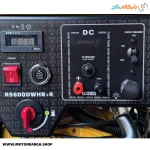 پنل کاربری موتور برق بنزینی راتو ۳ کیلووات مدل R5600DWHB+R تک فاز ریموت‌دار