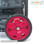 تصویر چرخ موتور برق بنزینی فیروچی 10 کیلووات مدل FSG12000E2V3RC تک فاز و سه فاز ریموت‌دار