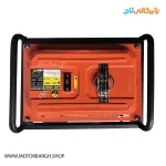 نمایی از باک موتور برق بنزینی هیرو پاور 3.8 کیلووات مدل KM8500E2 تک فاز استارتی