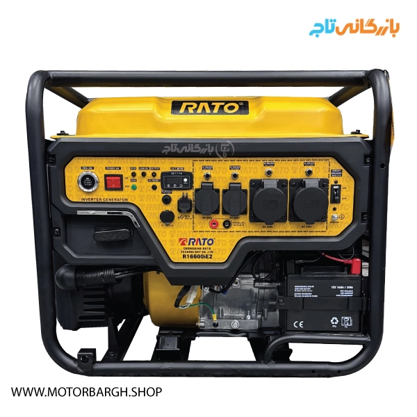 موتور برق بنزینی راتو 9.5 کیلووات مدل R16600iE2 تک فاز