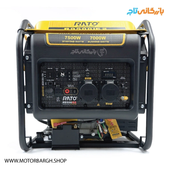 موتور برق بنزینی راتو 7.5 کیلووات مدل R9500iE2 تک فاز اینورتری