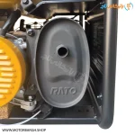 اگزوز موتور برق بنزینی راتو 3 کیلووات مدل R5500DWHB+R تک فاز ریموت‌دار